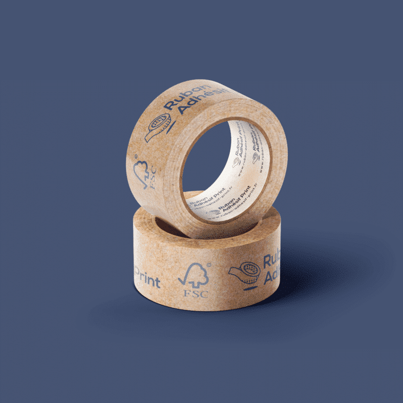 ruban adhésif kraft personnalisé avec le logo de son entreprise